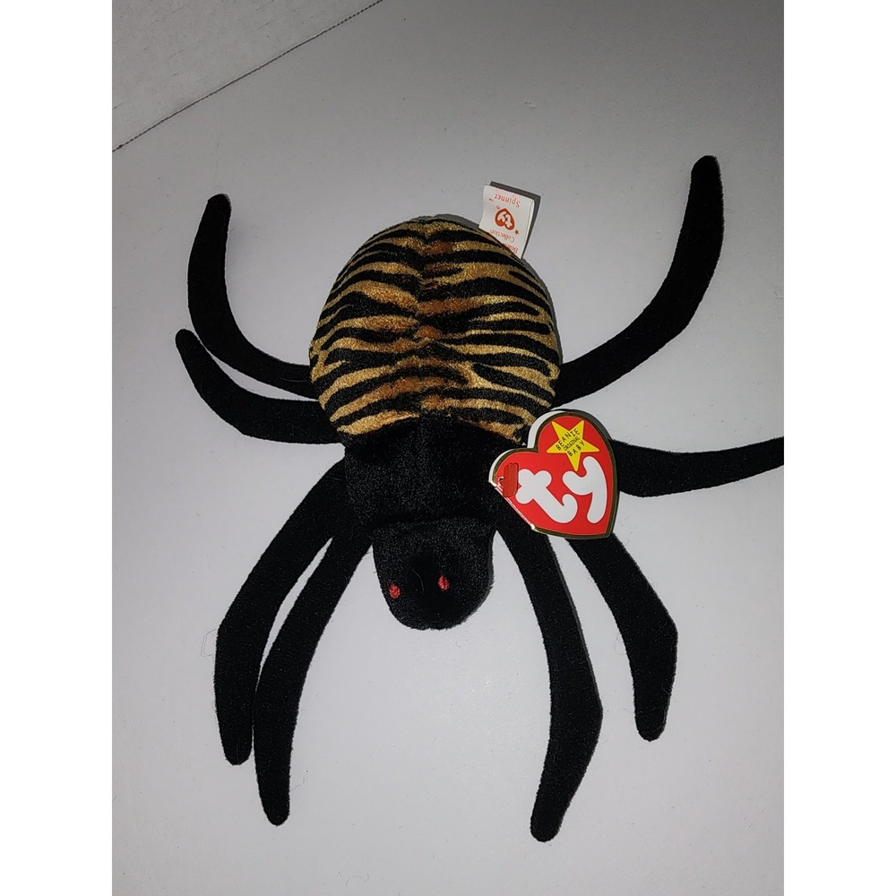 Ty Beanie Babies Spinner The Spider Red Star‎ Tag